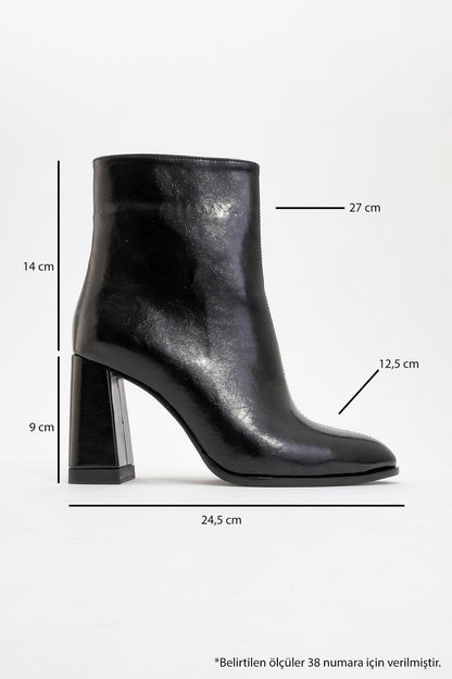 Jewel Black High Heel Boot (Women)