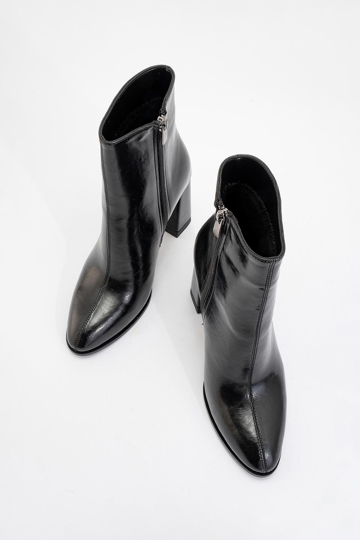 Jewel Black High Heel Boot (Women)