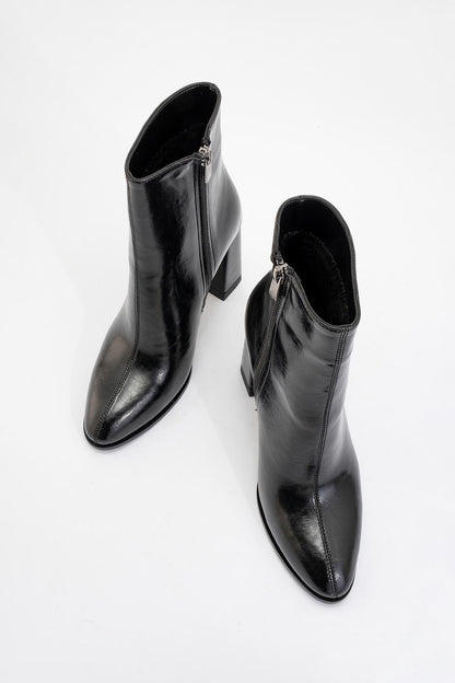 Jewel Black High Heel Boot (Women)